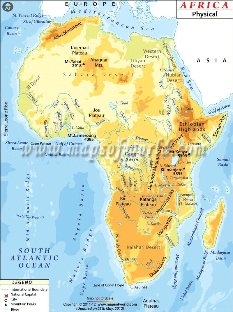 Geography of Africa- 1 | Famous Books for UPSC Exam (Summary & Tests)