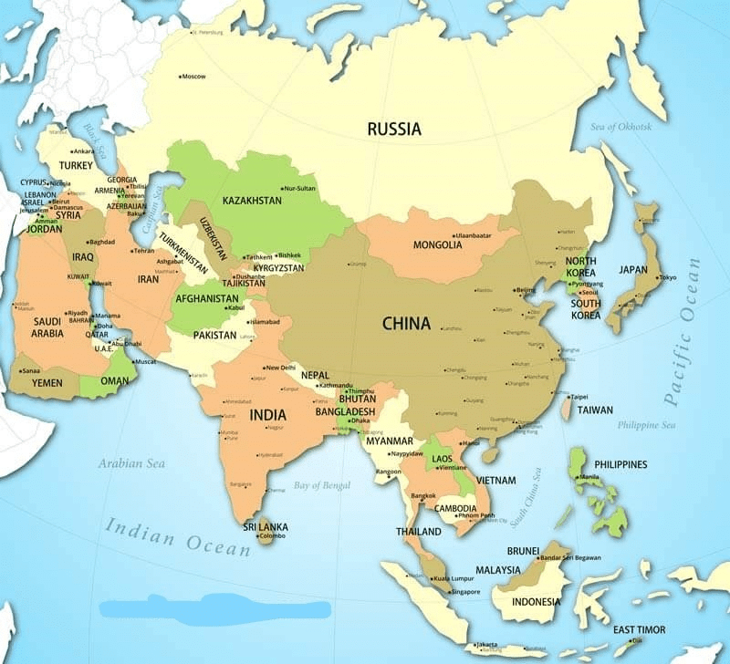 Geography of Asia | Famous Books for UPSC Exam (Summary & Tests)