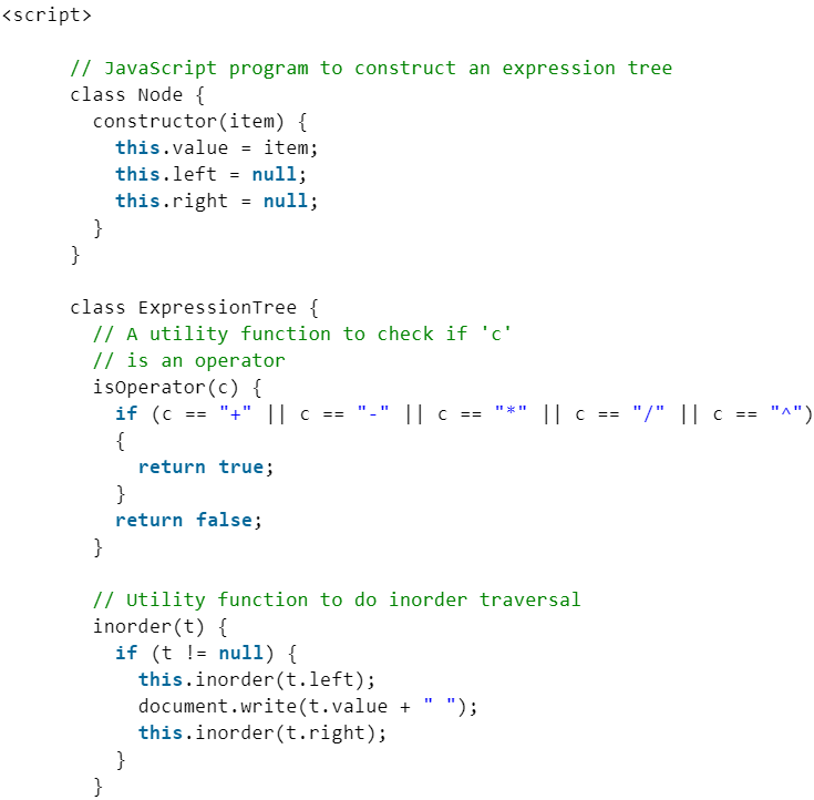Expression Tree | Programming and Data Structures - Computer Science Engineering (CSE)