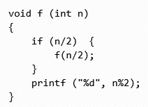 Previous Year Questions: Function | Programming and Data Structures - Computer Science Engineering (CSE)