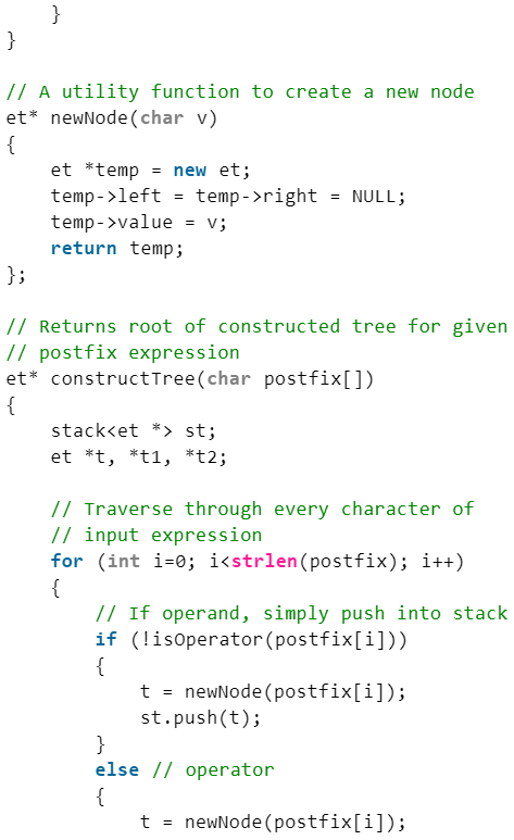 Expression Tree | Programming and Data Structures - Computer Science Engineering (CSE)