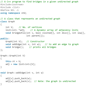 Bridges in a graph | Algorithms - Computer Science Engineering (CSE)