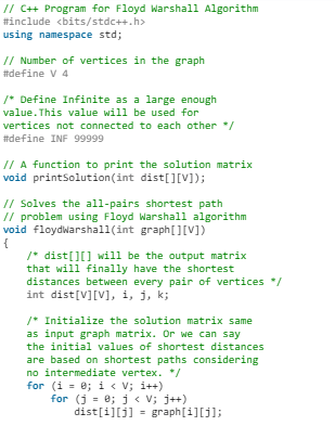 Floyd Warshall Algorithm - Algorithms - Computer Science Engineering ...