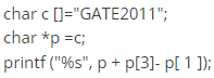 Previous Year Questions: Array and Pointer | Programming and Data Structures - Computer Science Engineering (CSE)
