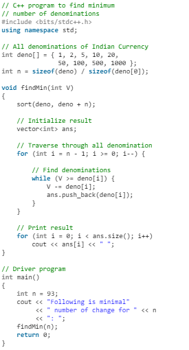Greedy Algorithm to Find Minimum Number of Coins | Algorithms - Computer Science Engineering (CSE)