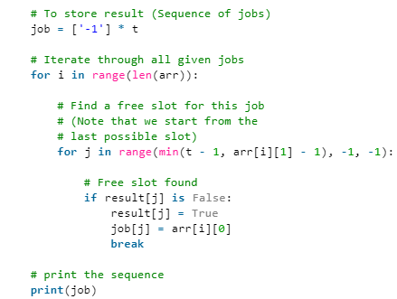 Job Sequencing Problem - Algorithms - Computer Science Engineering (CSE ...