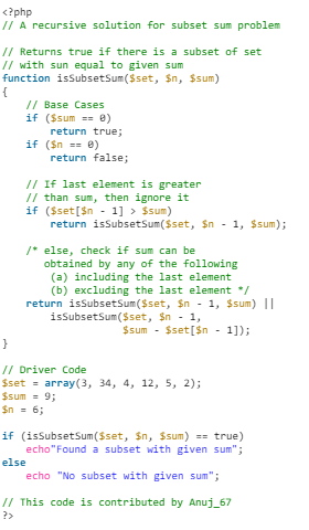 Subset Sum Problem | Algorithms - Computer Science Engineering (CSE)