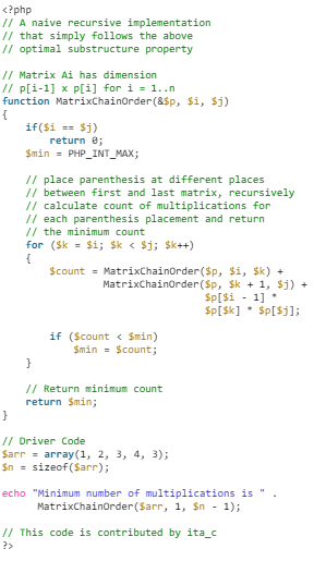 Matrix Chain Multiplication | Algorithms - Computer Science Engineering (CSE)