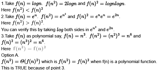 Previous Year Questions: Asymptotic Notation | Algorithms - Computer Science Engineering (CSE)