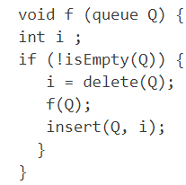 Previous Year Question: Queue | Programming and Data Structures - Computer Science Engineering (CSE)