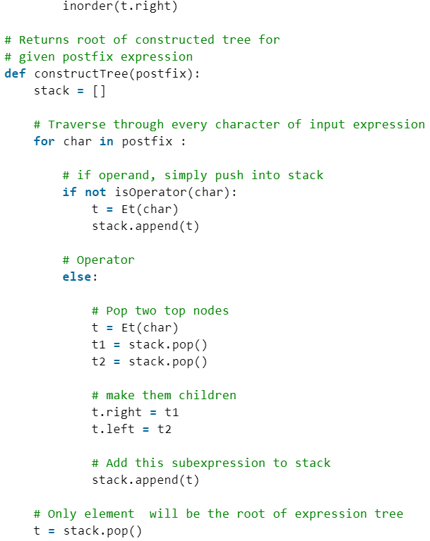 Expression Tree | Programming and Data Structures - Computer Science Engineering (CSE)