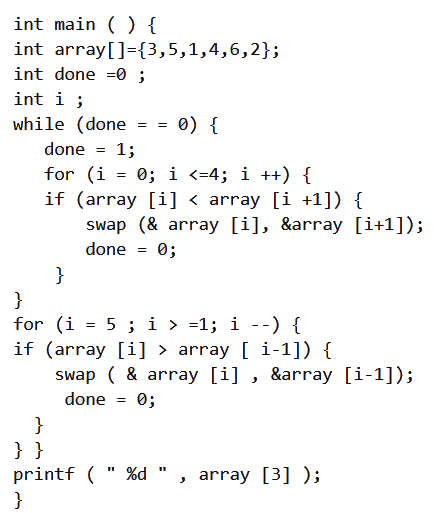 Previous Year Questions: Array and Pointer | Programming and Data Structures - Computer Science Engineering (CSE)
