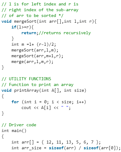 Merge Sort | Algorithms - Computer Science Engineering (CSE)