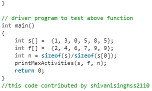 Activity Selection Problem - Computer Science Engineering (CSE)