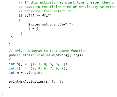 Activity Selection Problem - Computer Science Engineering (CSE)