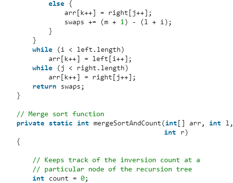 Count Inversions in Array | Algorithms - Computer Science Engineering (CSE)