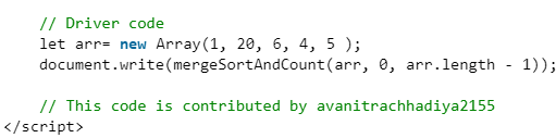 Count Inversions in Array | Algorithms - Computer Science Engineering (CSE)