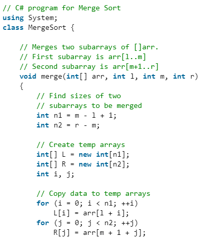 Merge Sort | Algorithms - Computer Science Engineering (CSE)