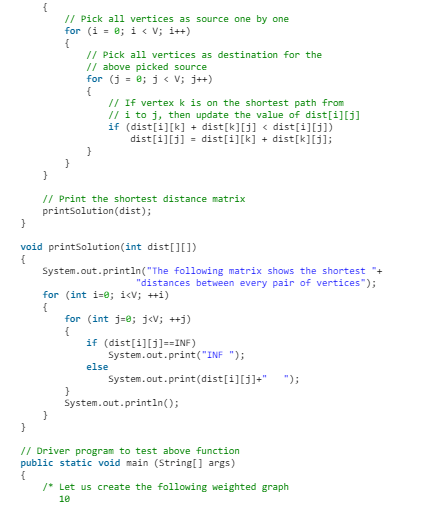 Floyd Warshall Algorithm - Algorithms - Computer Science Engineering ...