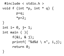 Previous Year Questions: Function | Programming and Data Structures - Computer Science Engineering (CSE)