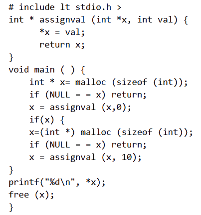 Previous Year Questions: Array and Pointer | Programming and Data Structures - Computer Science Engineering (CSE)