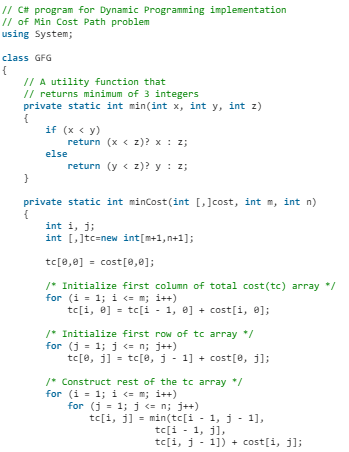 Min Cost Path | Algorithms - Computer Science Engineering (CSE)