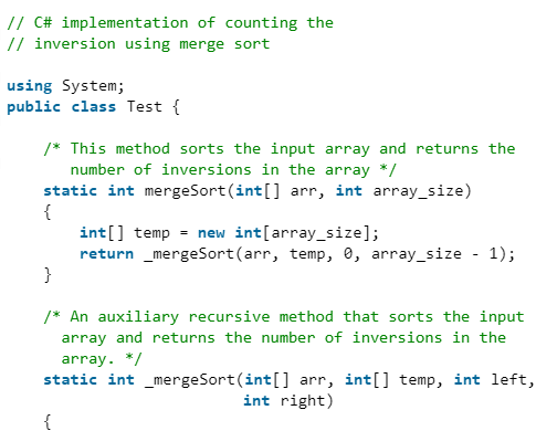 Count Inversions in Array | Algorithms - Computer Science Engineering (CSE)