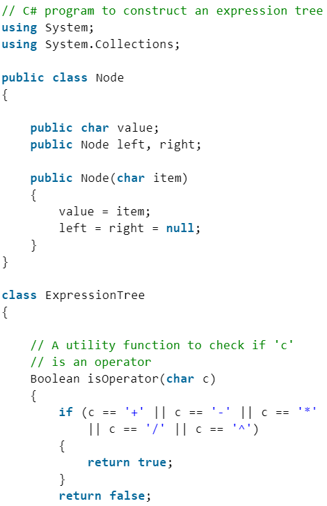 Expression Tree | Programming and Data Structures - Computer Science Engineering (CSE)