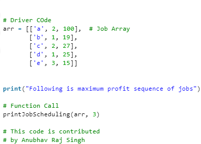 Job Sequencing Problem - Algorithms - Computer Science Engineering (CSE ...