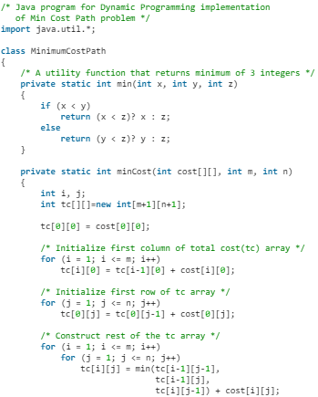 Min Cost Path | Algorithms - Computer Science Engineering (CSE)