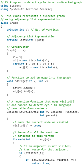 Undirected Graph | Algorithms - Computer Science Engineering (CSE)