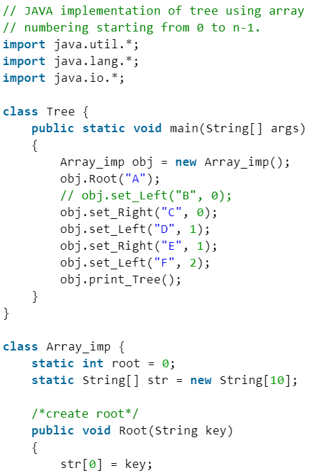 Array Representation of Binary Trees | Programming and Data Structures - Computer Science Engineering (CSE)