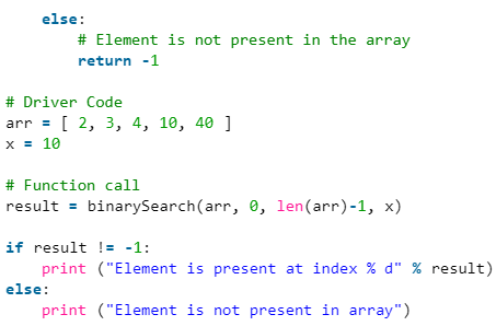 Binary Search | Algorithms - Computer Science Engineering (CSE)