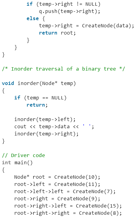Insertion & Deletion in Binary Tree | Programming and Data Structures - Computer Science Engineering (CSE)