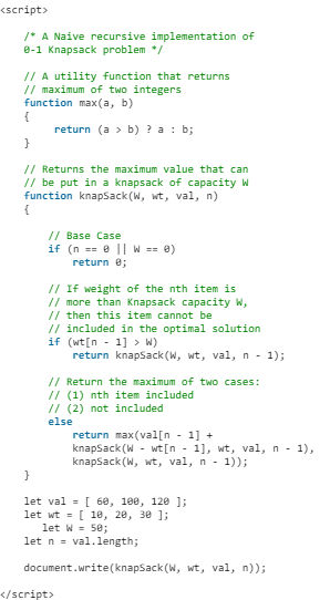 0-1 Knapsack Problem | Algorithms - Computer Science Engineering (CSE)