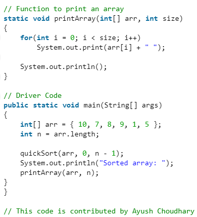 Quick Sort | Algorithms - Computer Science Engineering (CSE)