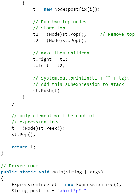 Expression Tree | Programming and Data Structures - Computer Science Engineering (CSE)