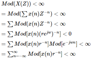 Existence of Z-Transform | Digital Signal Processing - Electronics and Communication Engineering (ECE)