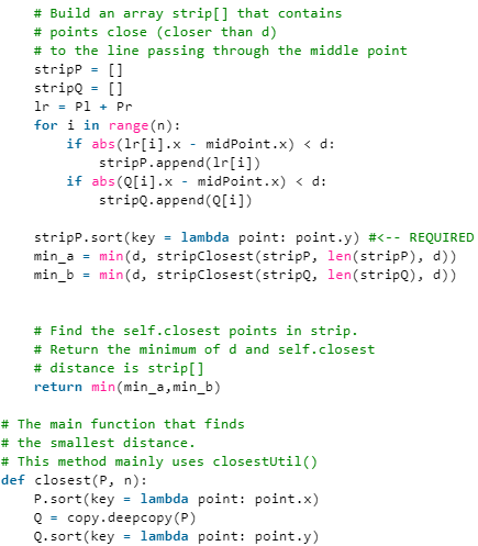 Closest Pair of Points | Algorithms - Computer Science Engineering (CSE)