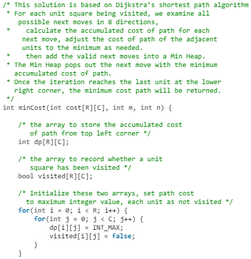 Min Cost Path | Algorithms - Computer Science Engineering (CSE)