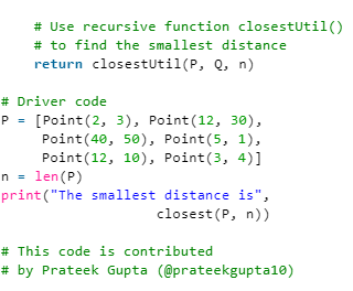 Closest Pair of Points | Algorithms - Computer Science Engineering (CSE)