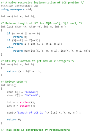 Longest Common Subsequence | Algorithms - Computer Science Engineering (CSE)