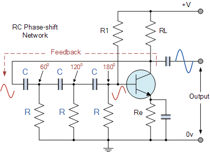 Basic RC Oscillator Circuit