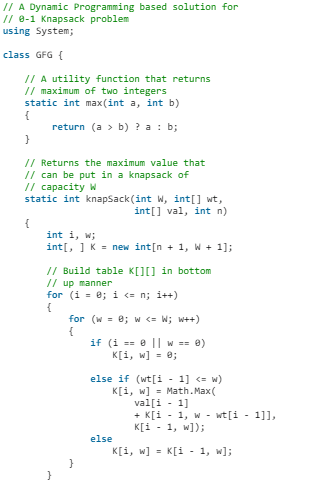 0-1 Knapsack Problem | Algorithms - Computer Science Engineering (CSE)