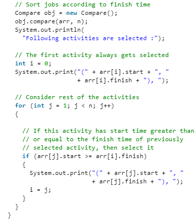 Activity Selection Problem - Computer Science Engineering (CSE)
