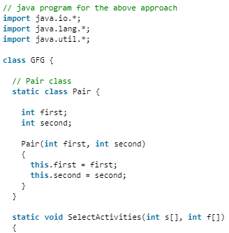 Activity Selection Problem - Computer Science Engineering (CSE)