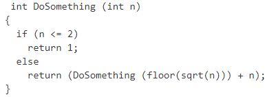Previous Year Questions: Asymptotic Notation | Algorithms - Computer Science Engineering (CSE)