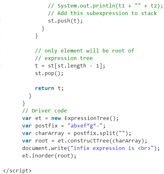 Expression Tree | Programming and Data Structures - Computer Science Engineering (CSE)