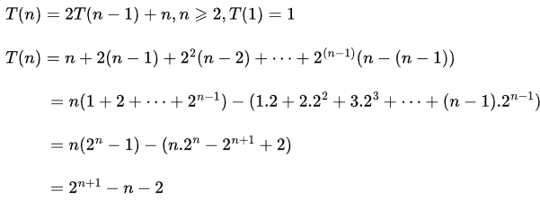 Previous Year Questions: Recurrence Relation | Algorithms - Computer Science Engineering (CSE)