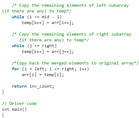 Count Inversions in Array | Algorithms - Computer Science Engineering (CSE)